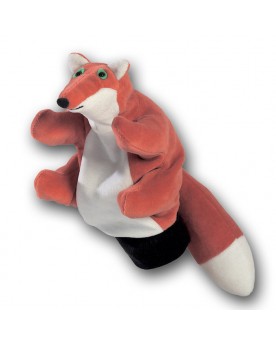 Peluche marionnette Renard Roux 