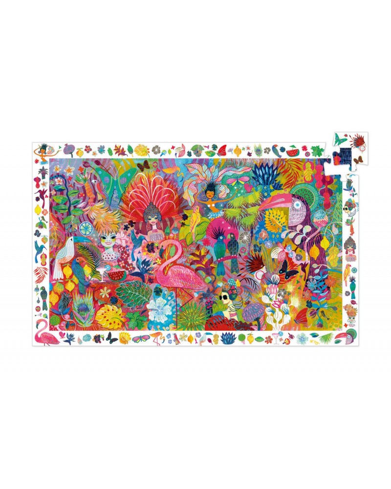 Puzzle Carnaval de Rio. 200 pièces. Puzzles  – Serpent à Lunettes