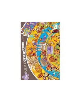 Puzzle d'observation Histoire 350 pièces + livret. Puzzles  – Serpent à Lunettes