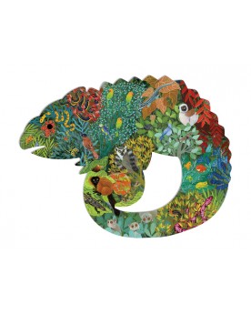 Puzz'art Caméléon. 150 pièces. Puzzles  – Serpent à Lunettes