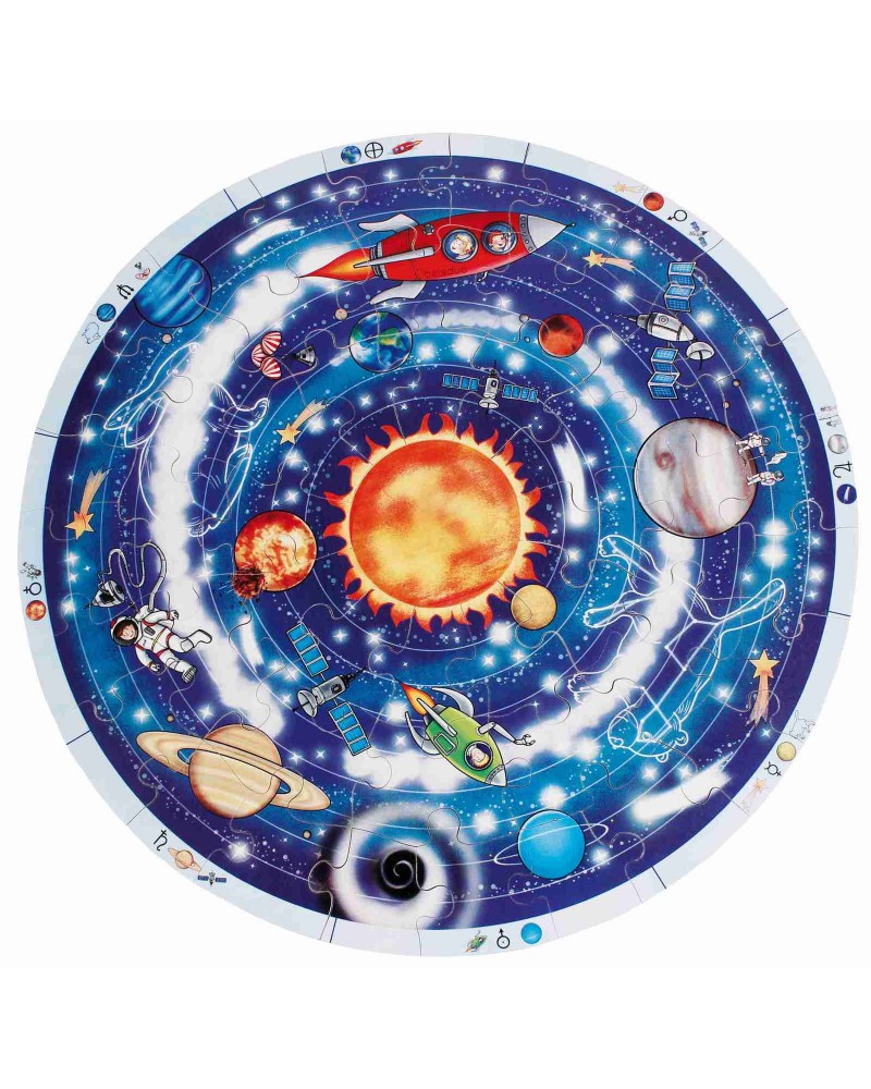 Puzzle XXL 48 pièces "Les planètes" Puzzles  – Serpent à Lunettes