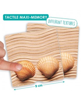 Maxi mémory tactile de la nature Pour 2 et plus  – Serpent à Lunettes