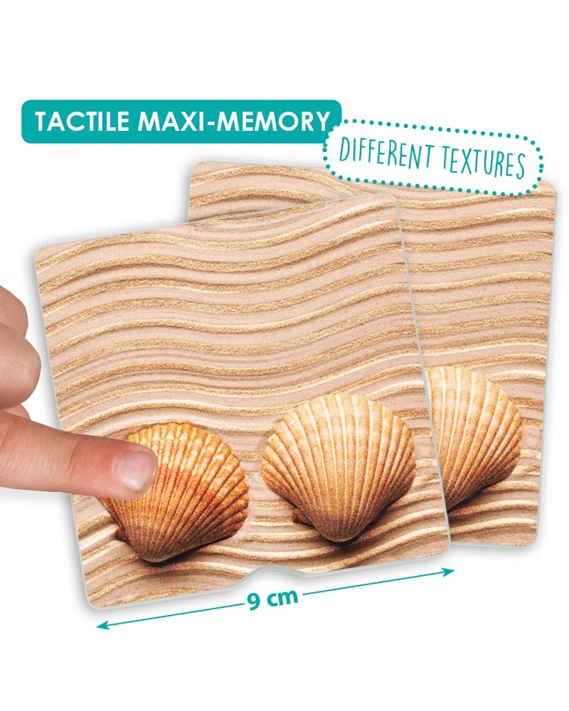 Maxi mémory tactile de la nature Pour 2 et plus  – Serpent à Lunettes