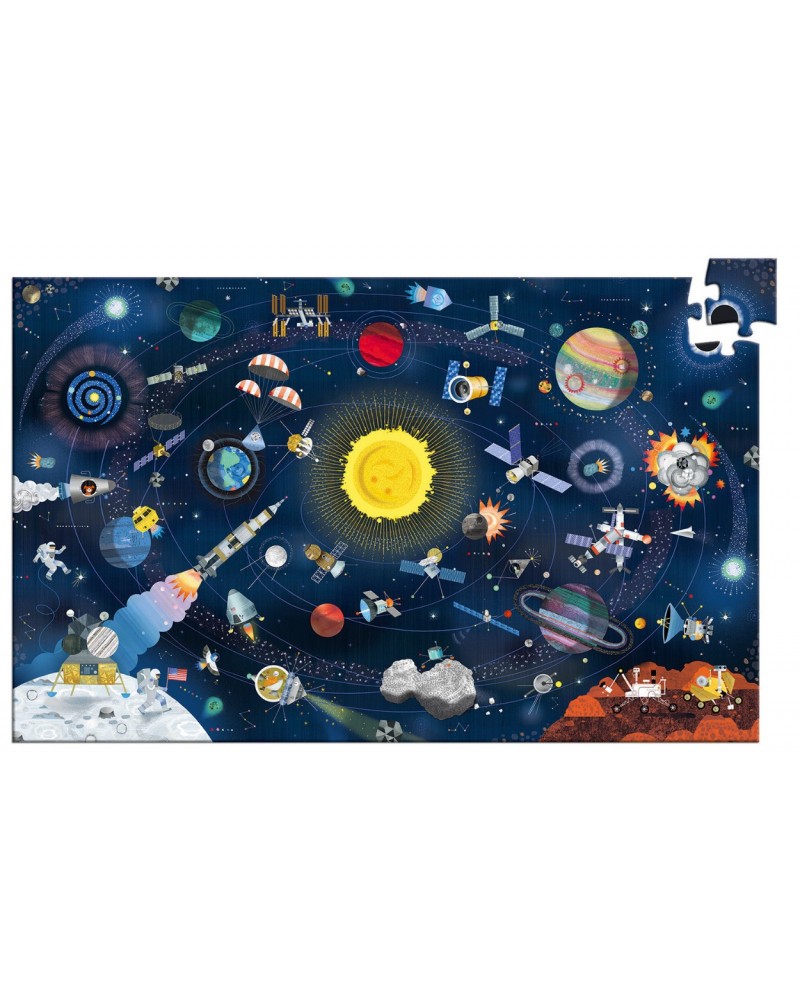 Puzzle 200 pièces L'espace (avec livret) Puzzles  – Serpent à Lunettes