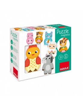 Puzzle magnétique "Animaux de la ferme" Puzzles  – Serpent à Lunettes