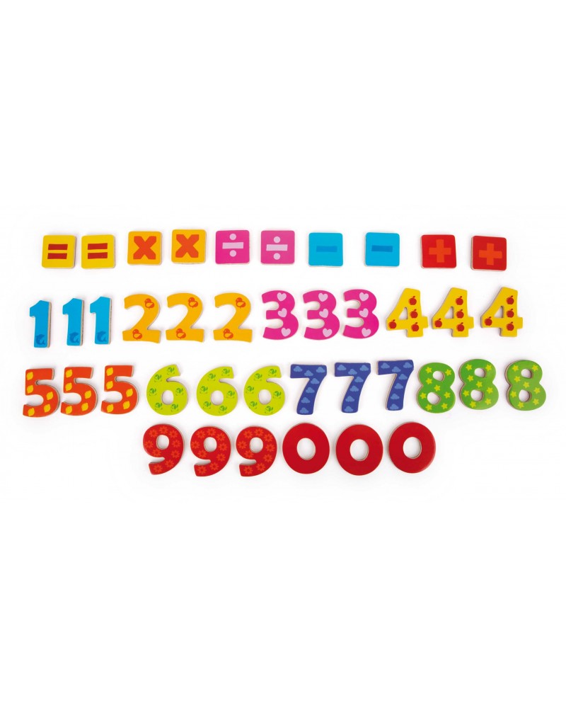 Chiffres Magnétiques 0-9 Hauteur 43mm - Lot De 10, Jaune, Pour étiquetage Sur Surfaces Magnétiques