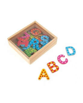 Lettres de l'alphabet magnétiques colorées Raconter, lire, écrire, compter  – Serpent à Lunettes