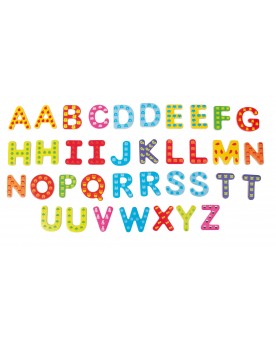 Lettres de l'alphabet magnétiques colorées Raconter, lire, écrire, compter  – Serpent à Lunettes
