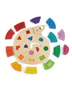 Puzzle à formes couleurs joyeuses Puzzles  – Serpent à Lunettes