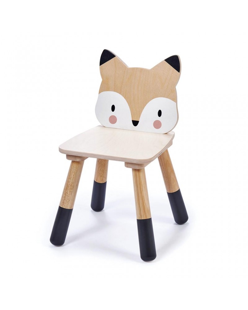 Chaise pour enfant renard en bois H52.5cm - RETIF