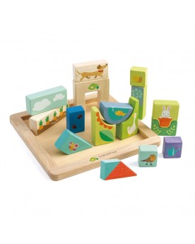 Puzzle Jardin Blocs de construction  – Serpent à Lunettes