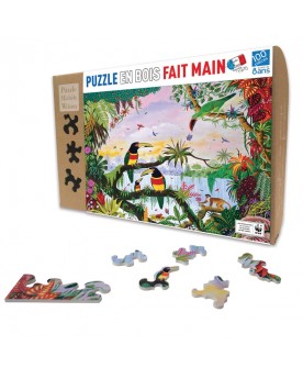Puzzle 100 pièces La jungle Puzzles  – Serpent à Lunettes