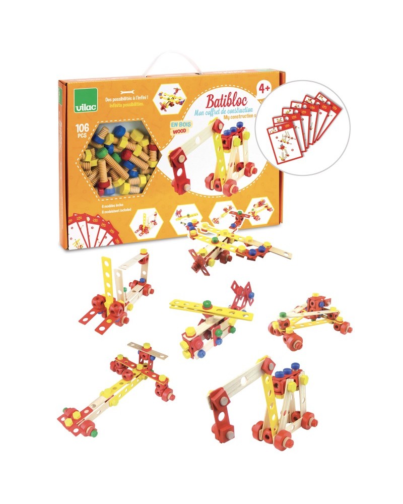 Coffret de construction Batibloc Jouets à assembler  – Serpent à Lunettes