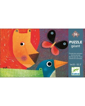 Puzzle géant 36 pièces La parade des animaux Puzzles  – Serpent à Lunettes