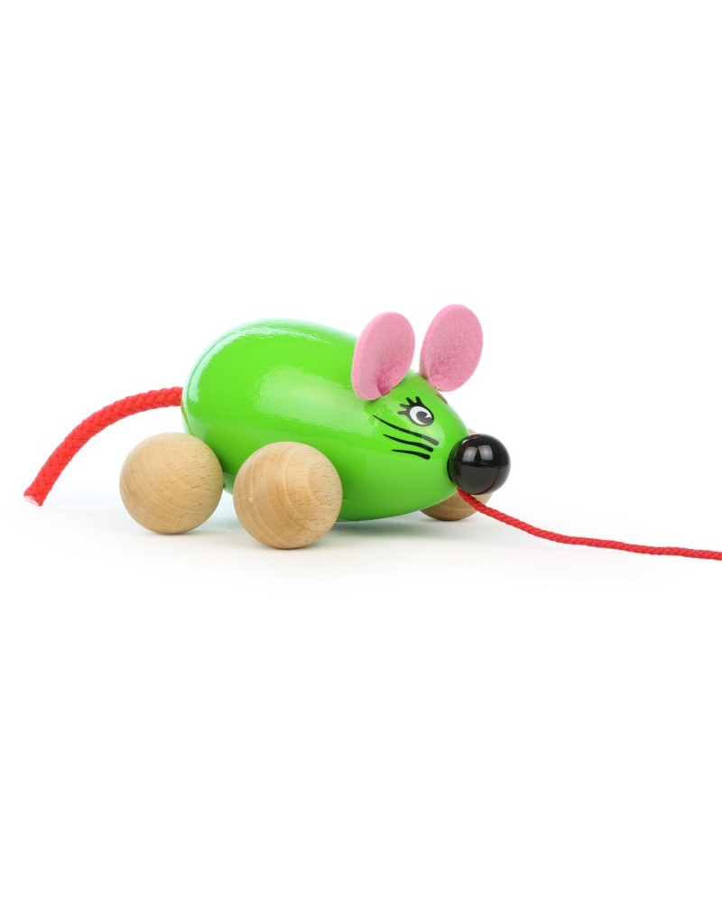 Lisa la souris verte Jouets à tirer et pousser  – Serpent à Lunettes