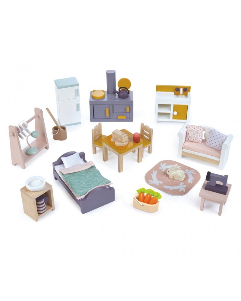 Set de meubles de campagne Maisons de poupée  – Serpent à Lunettes