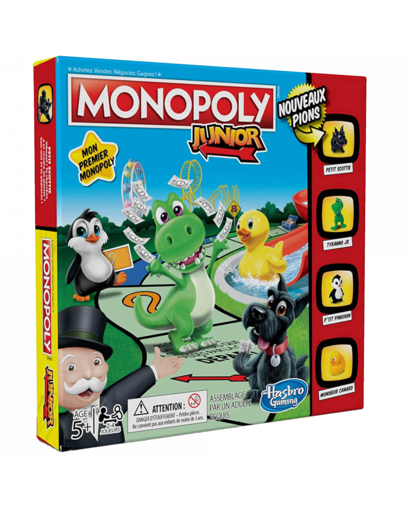 Monopoly junior Pour 2 et plus  – Serpent à Lunettes