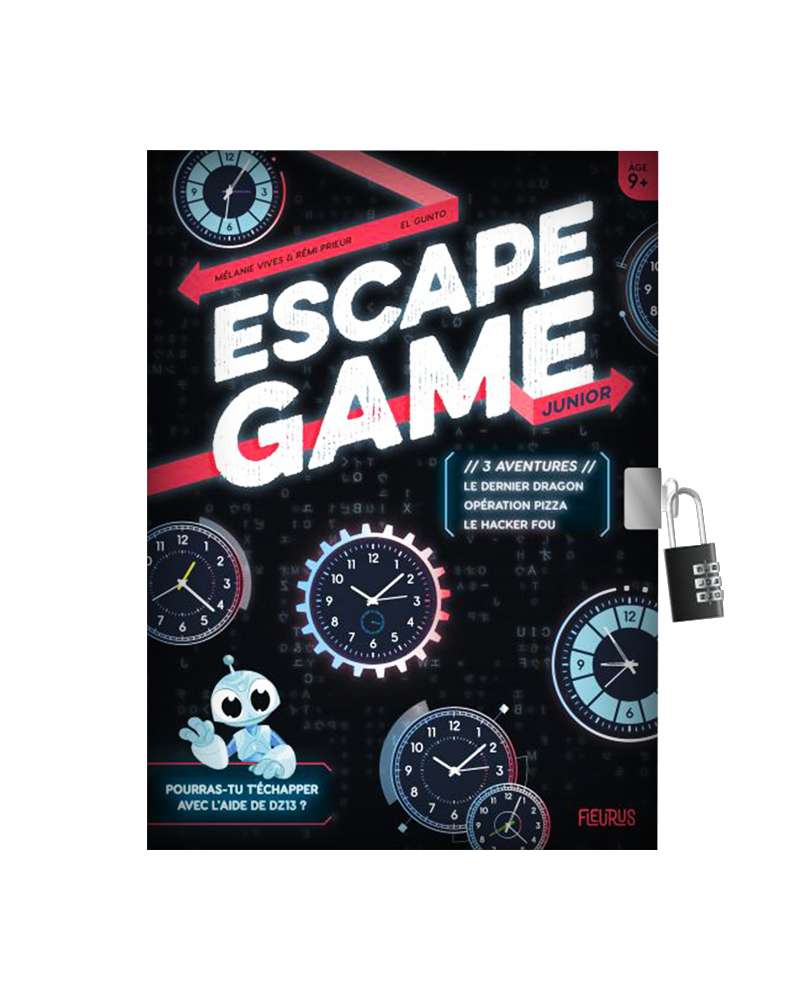 Escape game Junior x3 aventures 1 Pour 2 et plus  – Serpent à Lunettes