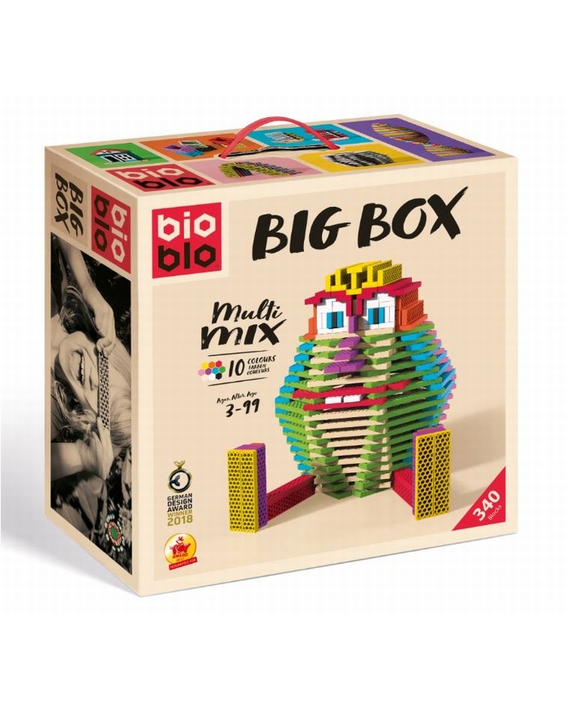 Big box 340 briques Jouets à assembler  – Serpent à Lunettes