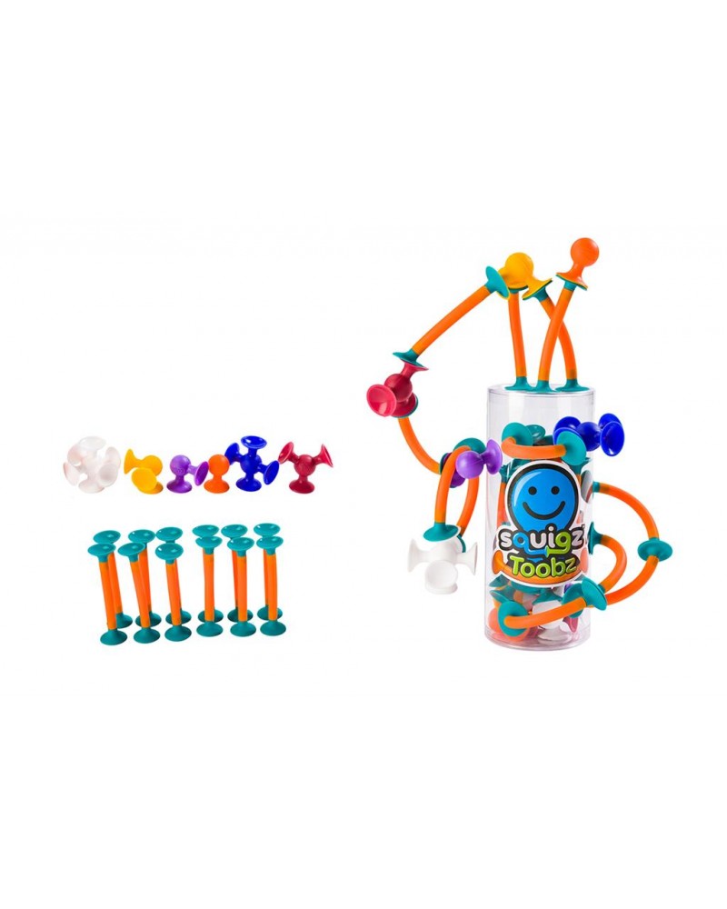 Squigz - Toobz Jouets à assembler – Serpent à Lunettes Squigz - Toobz Jouets à assembler – Serpent à Lunettes