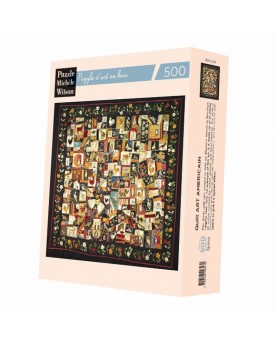 Puzzle 500 pièces Quilt Puzzles et casses-têtes  – Serpent à Lunettes