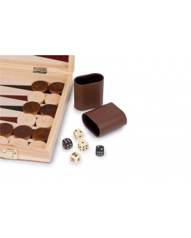 Coffret de jeux «Échecs et jacquet» Pour 2  – Serpent à Lunettes