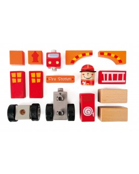 Kit de construction Pompiers Blocs de construction  – Serpent à Lunettes