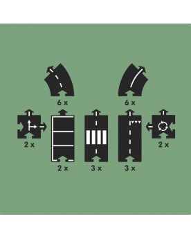 Circuit souple "Autoroute" Circuits et véhicules  – Serpent à Lunettes