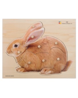 Puzzle 8 pièces Lapin Puzzles  – Serpent à Lunettes