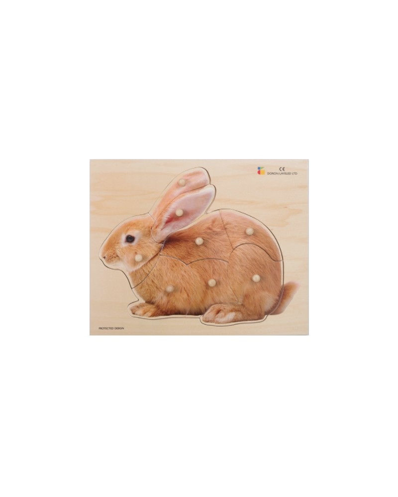 Puzzle 8 pièces Lapin Puzzles  – Serpent à Lunettes