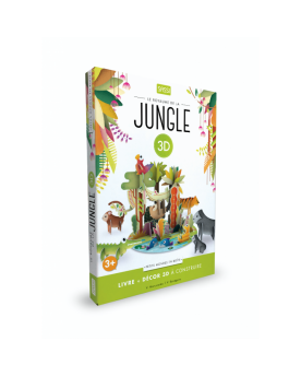 Le royaume de la jungle 3D Animaux  – Serpent à Lunettes
