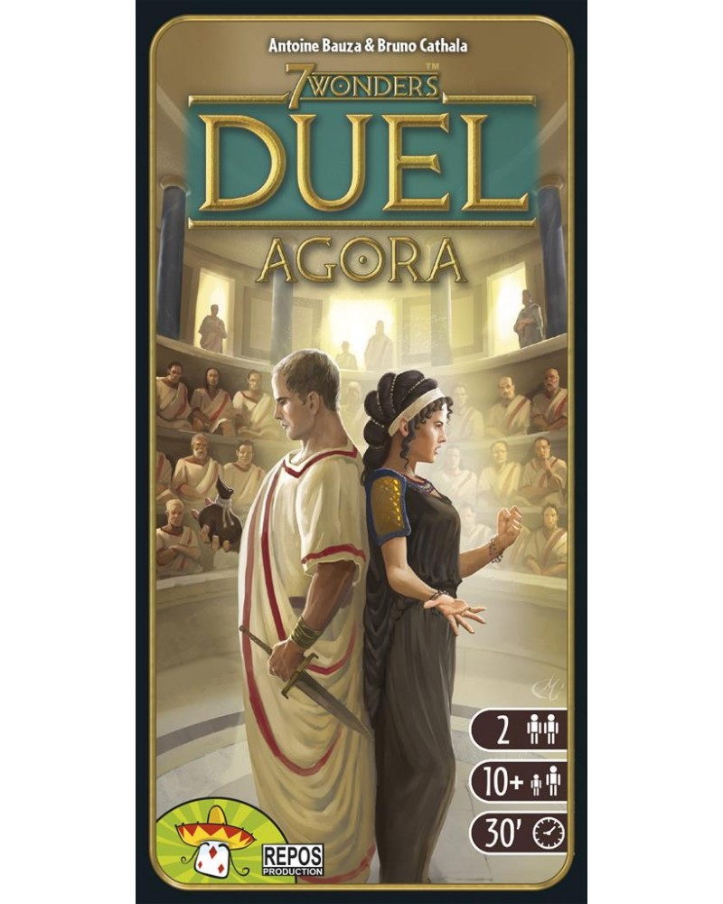 7 Wonders Duel Extension Agora Jeux de société  – Serpent à Lunettes