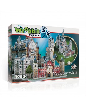 Puzzle 3D 890 pièces Château de Neuschwanstein Puzzles et casses-têtes  – Serpent à Lunettes