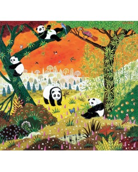 Puzzle 250 pièces Les pandas Puzzles  – Serpent à Lunettes