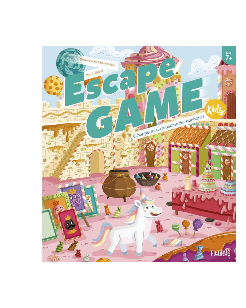 Escape game Kids 3: Echappe-toi du Royaume des bonbons ! Pour 2 et plus  – Serpent à Lunettes