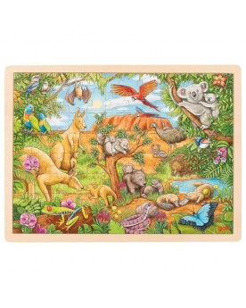 Puzzle 96 pièces Animaux d'Australie Puzzles  – Serpent à Lunettes