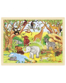 Puzzle 48 pièces Afrique Puzzles  – Serpent à Lunettes