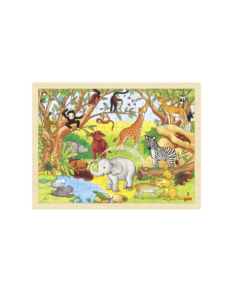 Puzzle 48 pièces Afrique Puzzles  – Serpent à Lunettes