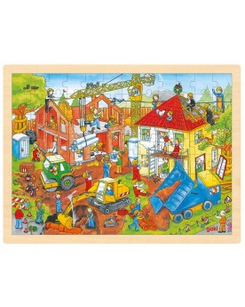 Puzzle 96 pièces Chantier Puzzles  – Serpent à Lunettes