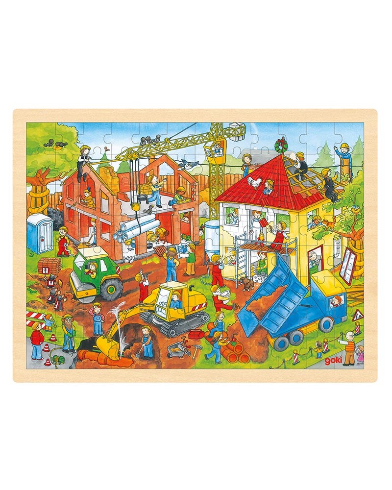 Puzzle 96 pièces Chantier Puzzles  – Serpent à Lunettes