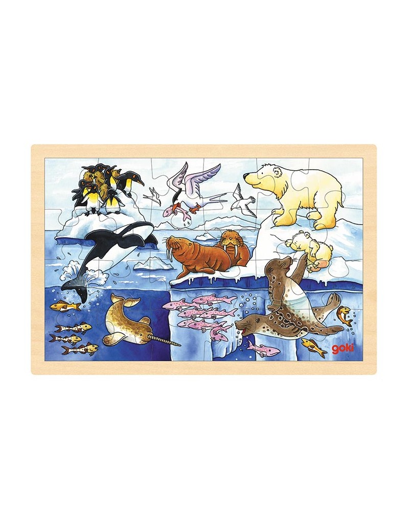 Puzzle 24 pièces Animaux polaires Puzzles  – Serpent à Lunettes