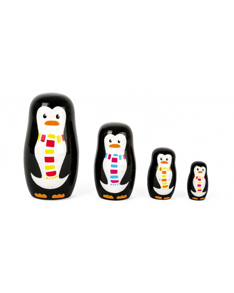 Poupées russes Famille de pingouins Poupées russes  – Serpent à Lunettes