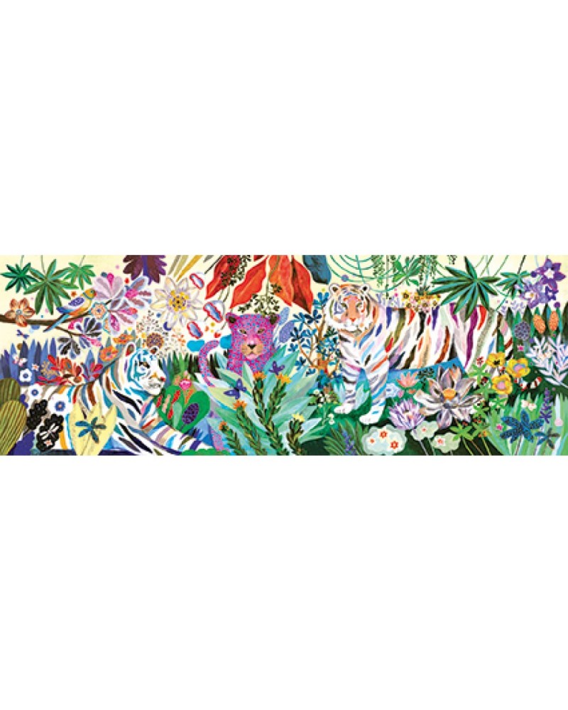 Puzzle 1000 pièces Rainbow tigers Puzzles  – Serpent à Lunettes