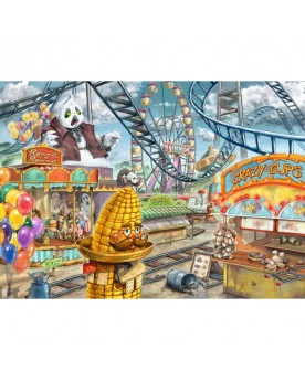 Escape puzzle Kids 368 pièces Le parc d'attractions Puzzles  – Serpent à Lunettes