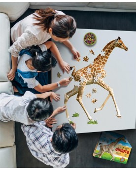 Puzzle 100 pièces Girafe Puzzles  – Serpent à Lunettes