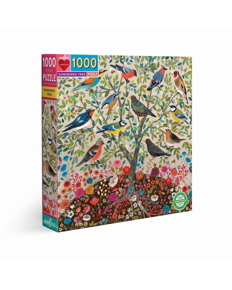 Puzzle 1000 pièces L'arbre aux oiseaux Puzzles et casses-têtes  – Serpent à Lunettes