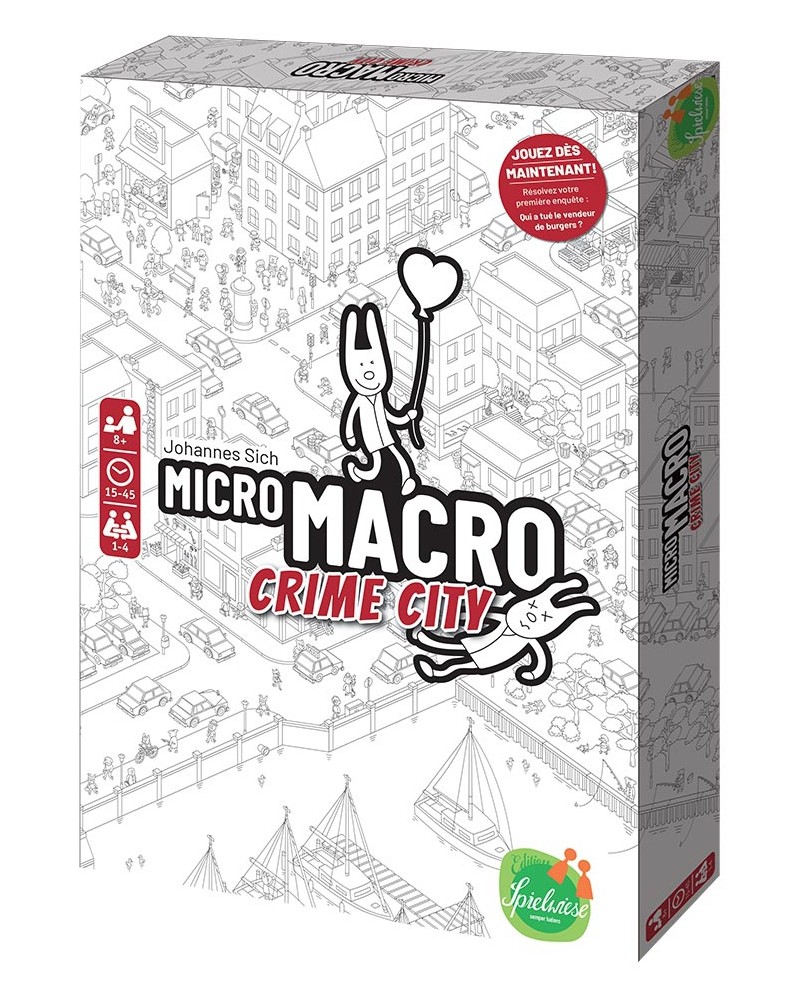 MicroMACRO: Crime city Jeux de société  – Serpent à Lunettes