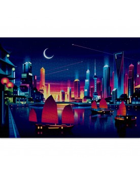 Puzzle 1000 pièces Carte du ciel – Serpent à Lunettes