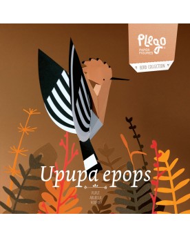 Origami Huppe fasciée Upupa epops