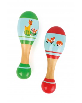 Maracas "Petit renard" Instruments de musique  – Serpent à Lunettes